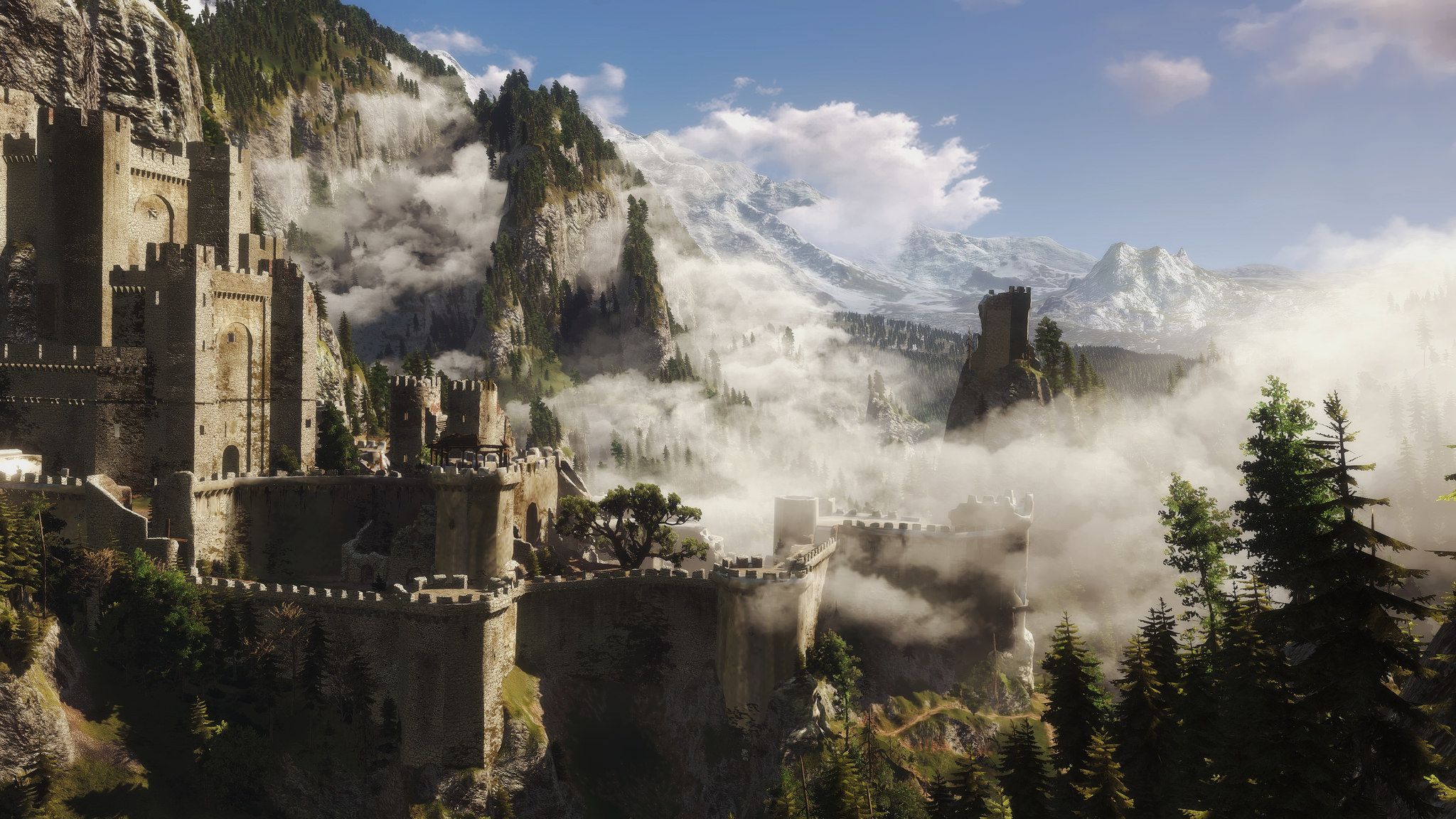 Kaer Morhen in 2020 | The witcher 3, The witcher, Fantasy places