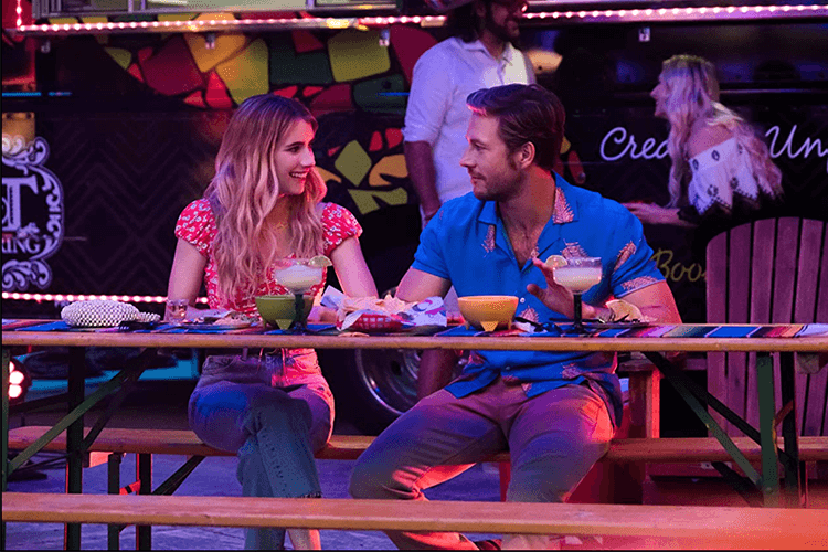 netflix holiday rom com holidate coming to netflix in october 2020 poster emma roberts luke bracey