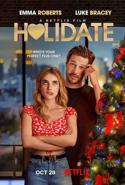 netflix holiday rom com holidate coming to netflix in october 2020 poster