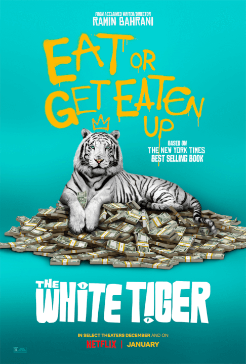 the-white-tiger-netflix-poster the white tiger netflix poster