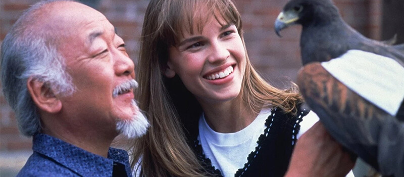 hilary swank in the next karate kid