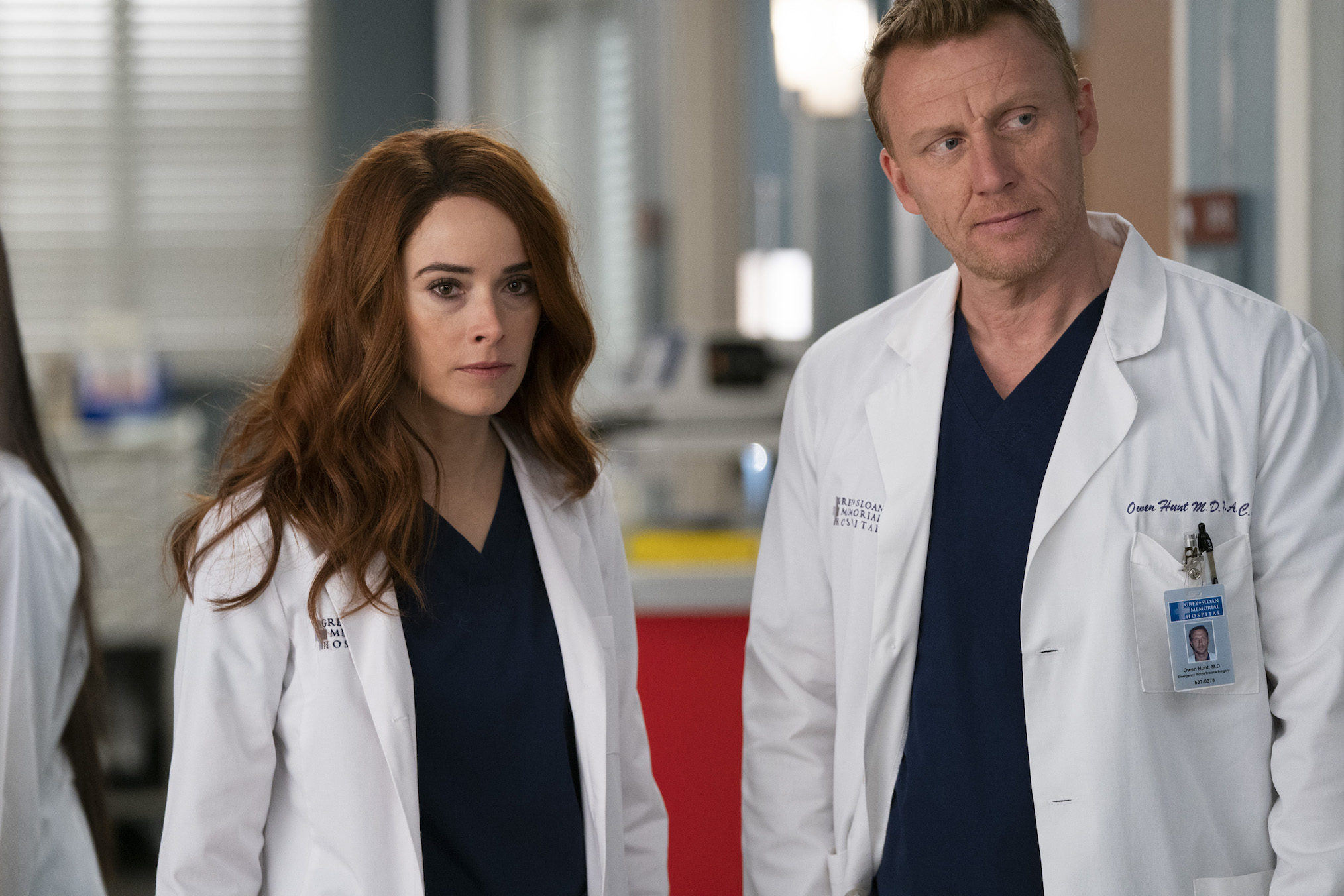 Abigail Spencer as Megan, Kevin McKidd as Owen in Grey's Anatomy