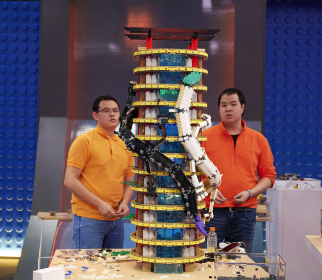 Zack and Wayne in LEGO Masters