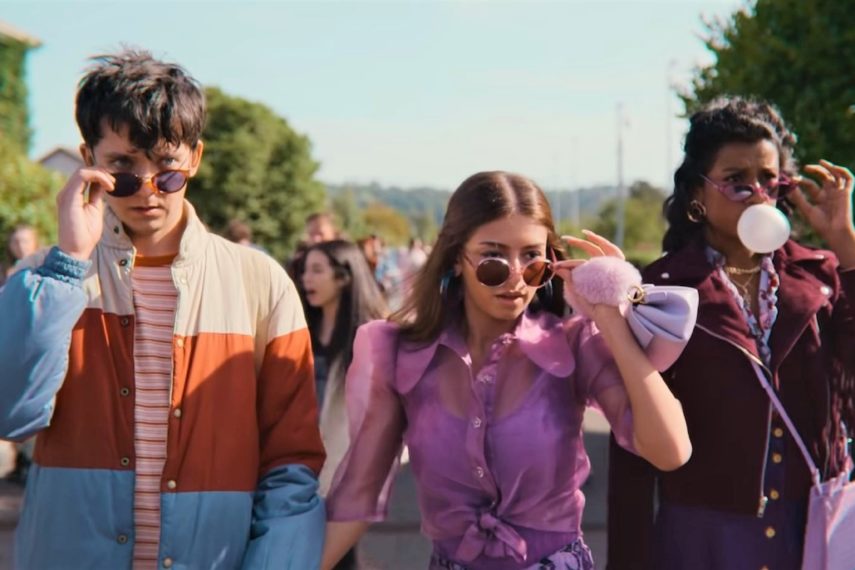 Sex Education Season 3 Asa Butterfield, Mimi Keene, and Simone Ashley