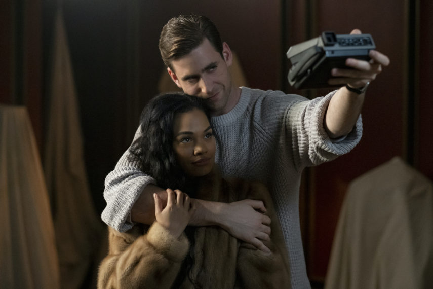 bly manor, oliver jackson-cohen as peter, tahirah sharif as rebecca