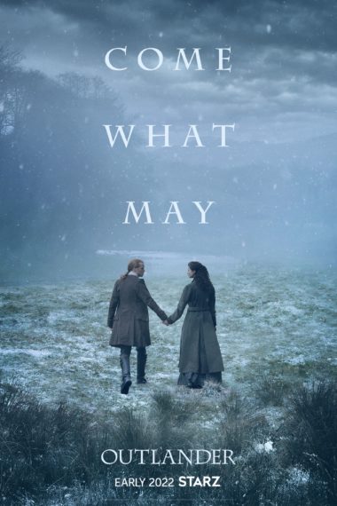 Outlander Season 6 key art, Sam Heughan and Caitirona Balfe as Jamie and Claire