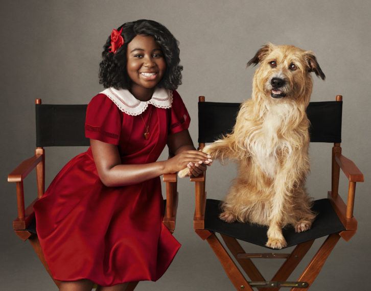 'Annie Live!,' NBC, Celina Smith as Annie, Sandy the Dog